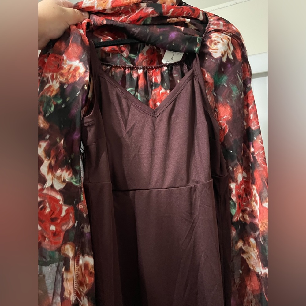 NWT Torrid Chiffon Midi Dress - Picture 7 of 8
